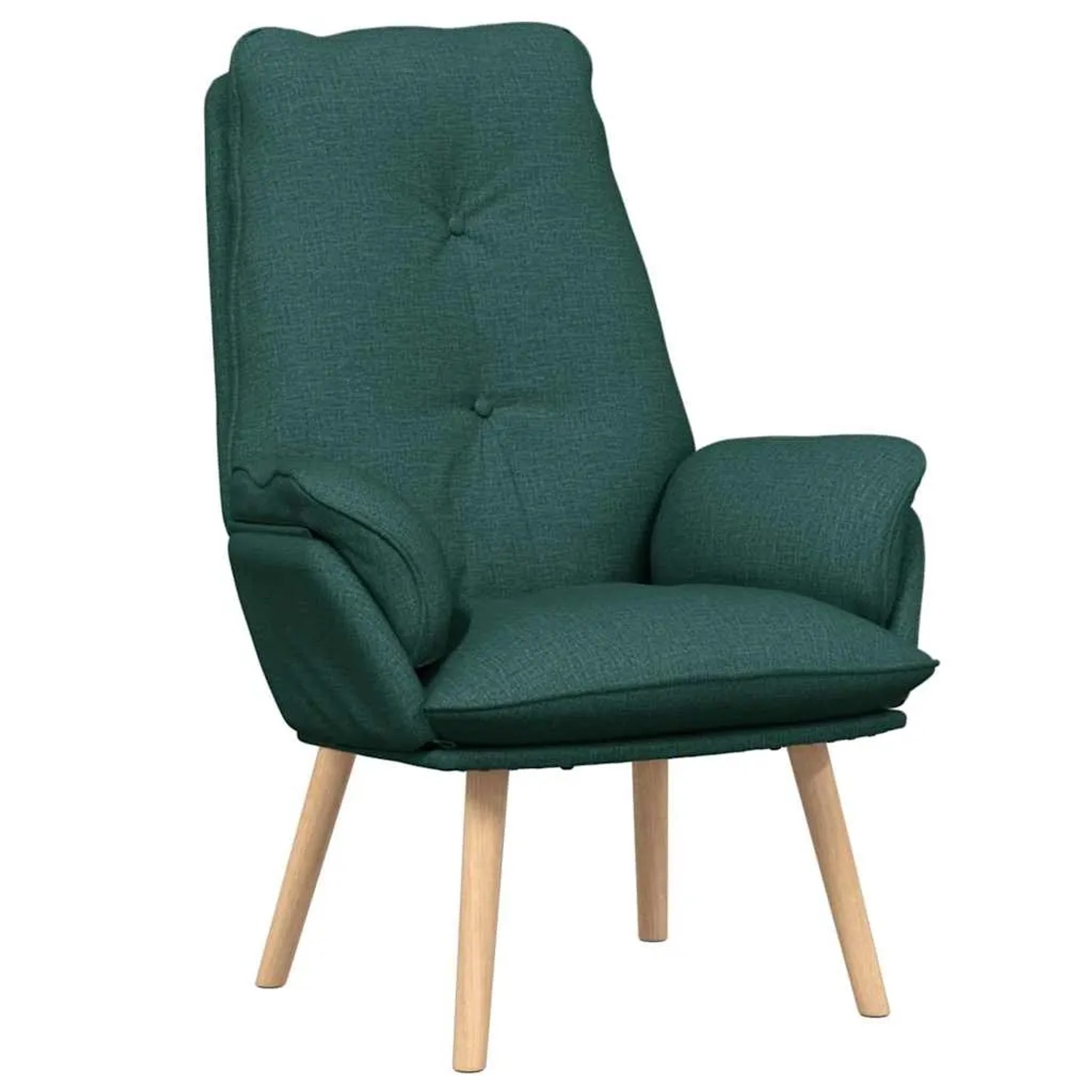 vidaXL Relaxsessel Dunkelgrün 69 x 74 x 93 cm Stoff 42001855