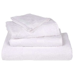 vidaXL Handtücher 2 Stk Weiß 50x100 cm 360 g/m² 100% Baumwolle 136649