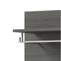Inn.Furn Garderobenpaneel Grau 80 cm mit Kleiderstange Rumba_4