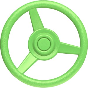 Apfelgrüner SwingKing Lenker (Ø 32cm) für Gartenspielgeräte.