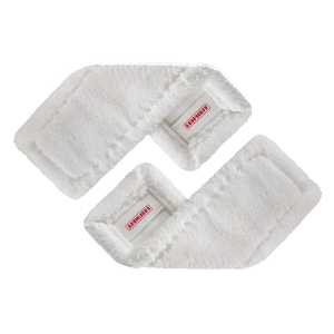 Leifheit Staubbezug-Set Superduster Floor XL, 2 weiße Mikrofaser Bezüge für Reinigungsgeräte.
