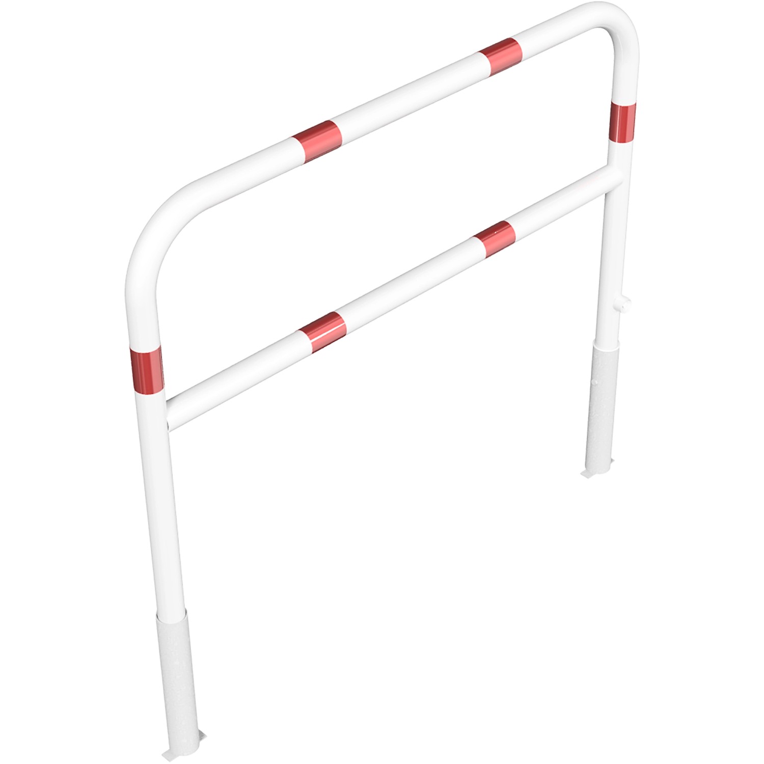 Schake Wegesperre Herausnehmbar Drehbar Dreikant Knieholm 1.500 mm Weiß-Rot