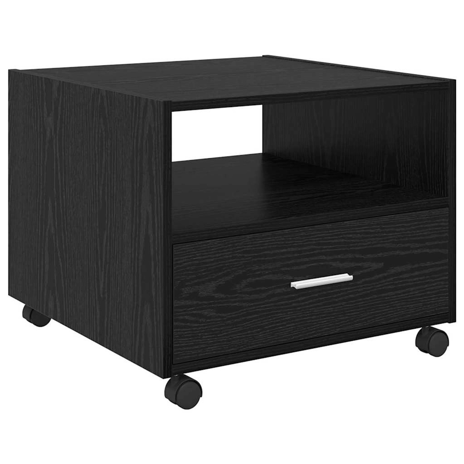 vidaXL Couchtisch Schwarz Eichen-Optik 55 x 55 x 45 cm Holzwerkstoff 880470 günstig online kaufen