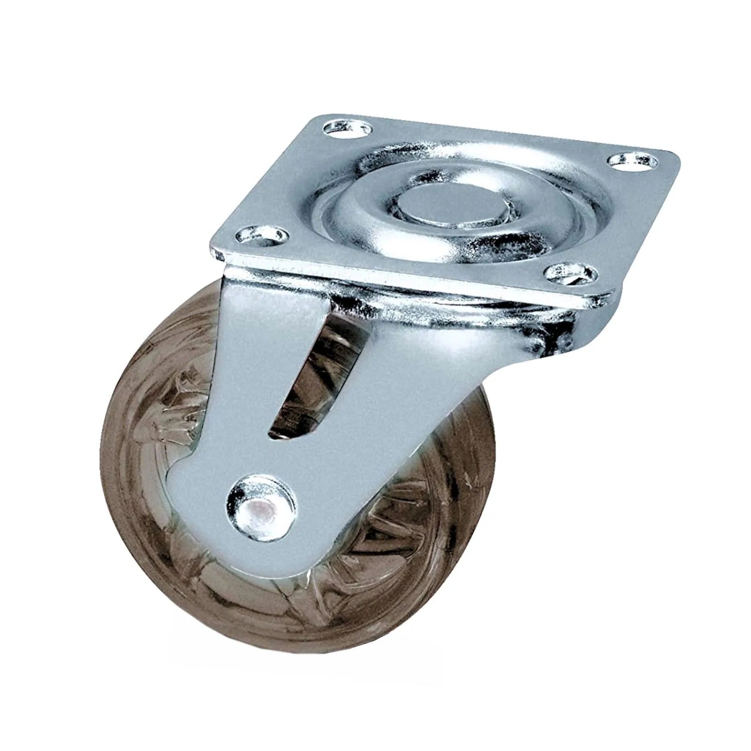 SOTECH Lenkrolle RAPID Ø50 mm Transparent Braun Belastbar Bis 35 Kg