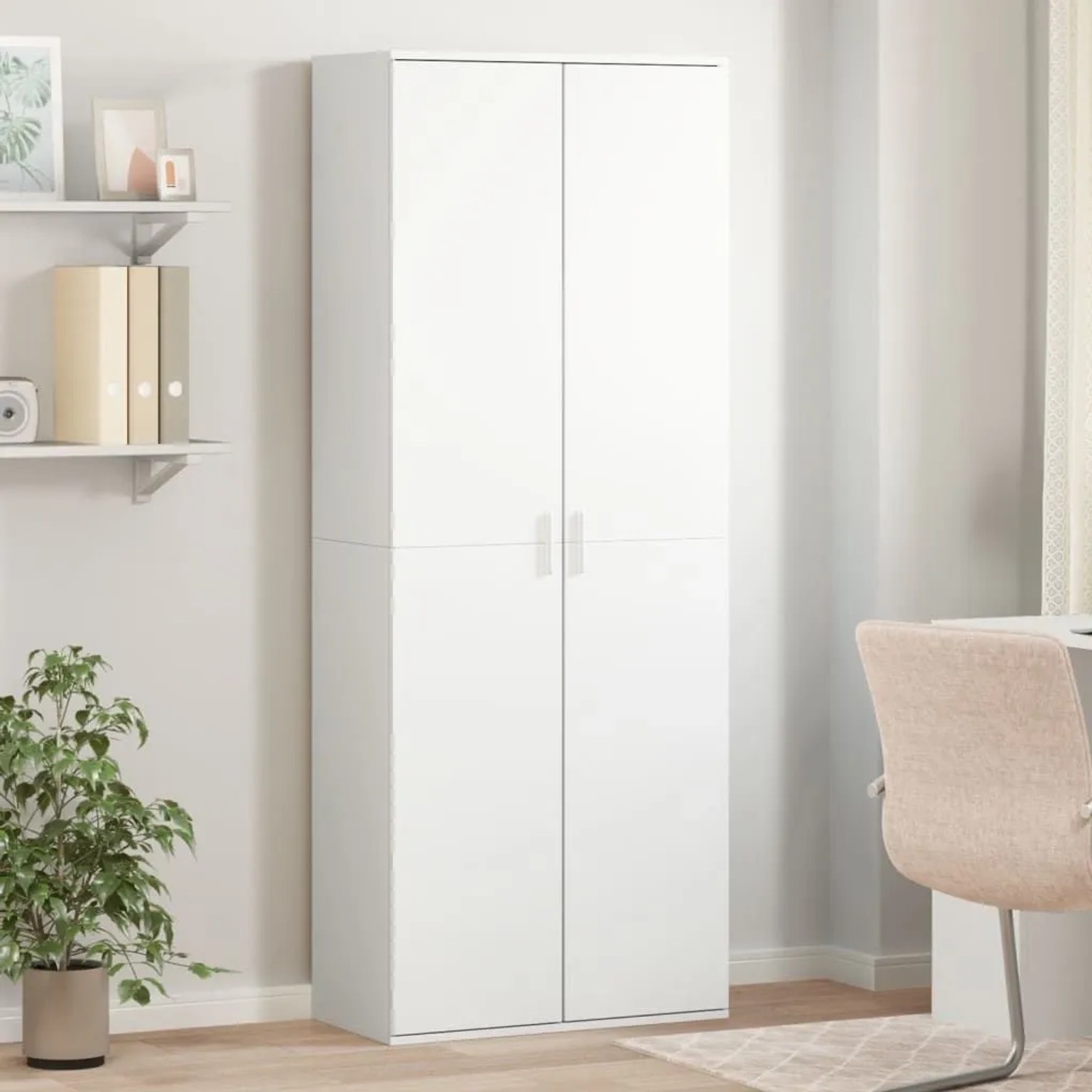 vidaXL Highboard Weiß 70x35x180 cm Holzwerkstoff 3276658_2