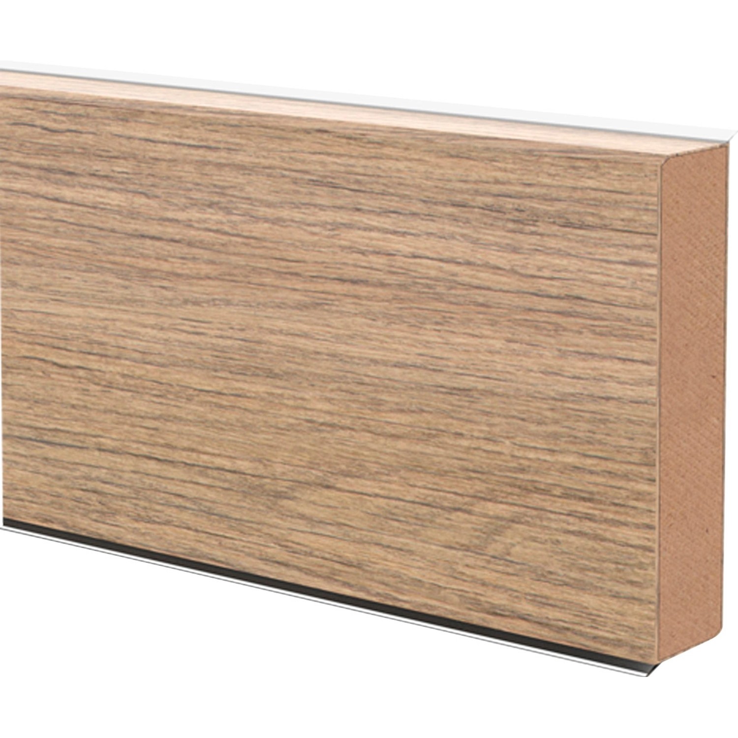 Sockelleiste Cubu 60 Touch & Style Refined Oak 13 mm x 60 mm Länge 2500 mm