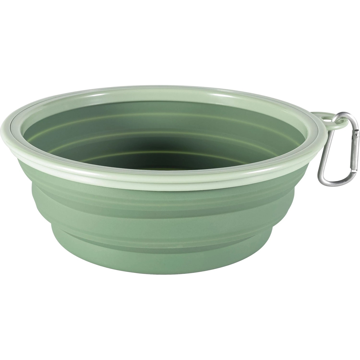 Faltbare Schüssel Silikon 2 Stück Grün