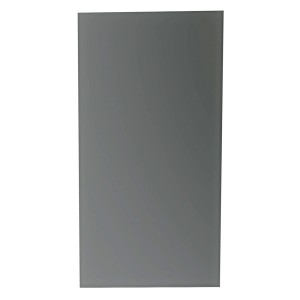 Graphitfarbene Fenix Infrarotheizung ECOSUN Glasheizung, 500W, für Wand- oder Deckenmontage.