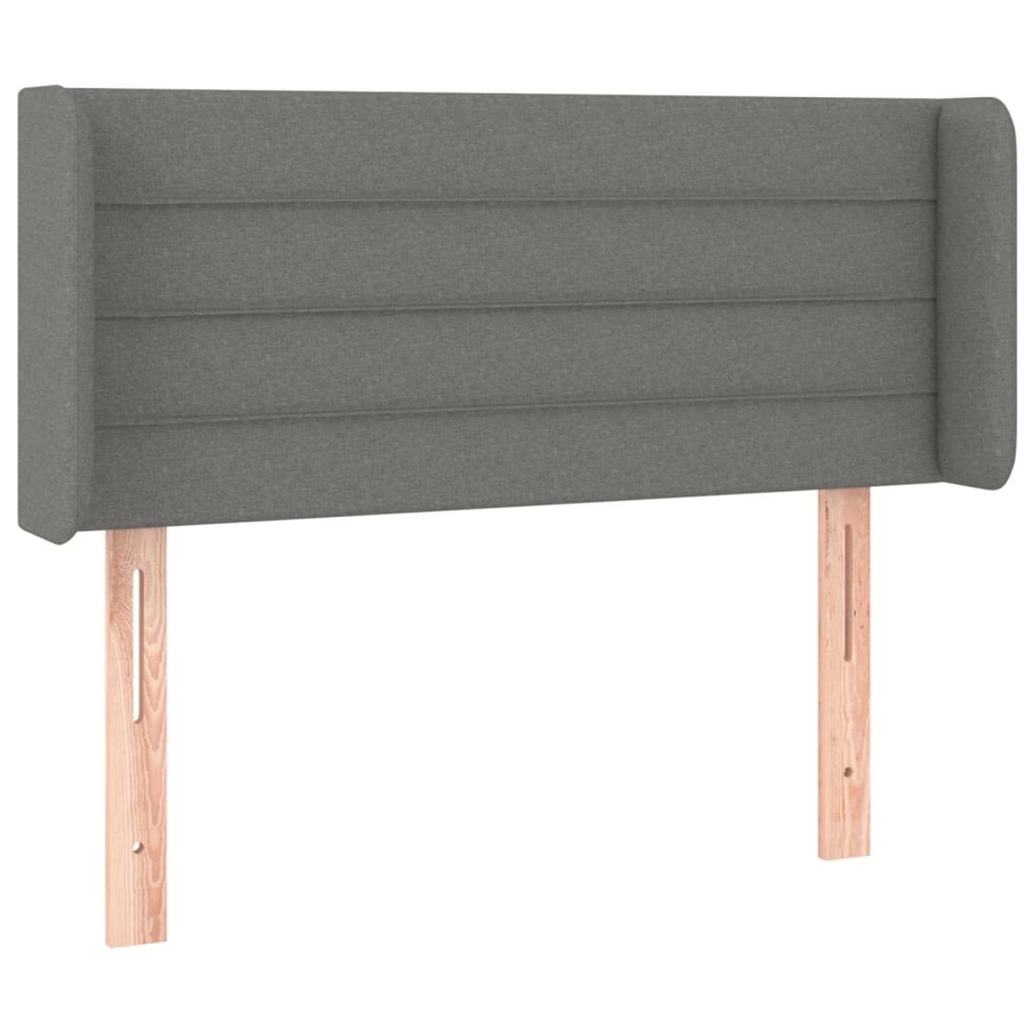 Thumbnail - vidaXL LED Kopfteil Dunkelgrau 93x16x78/88 cm Stoff 3123359