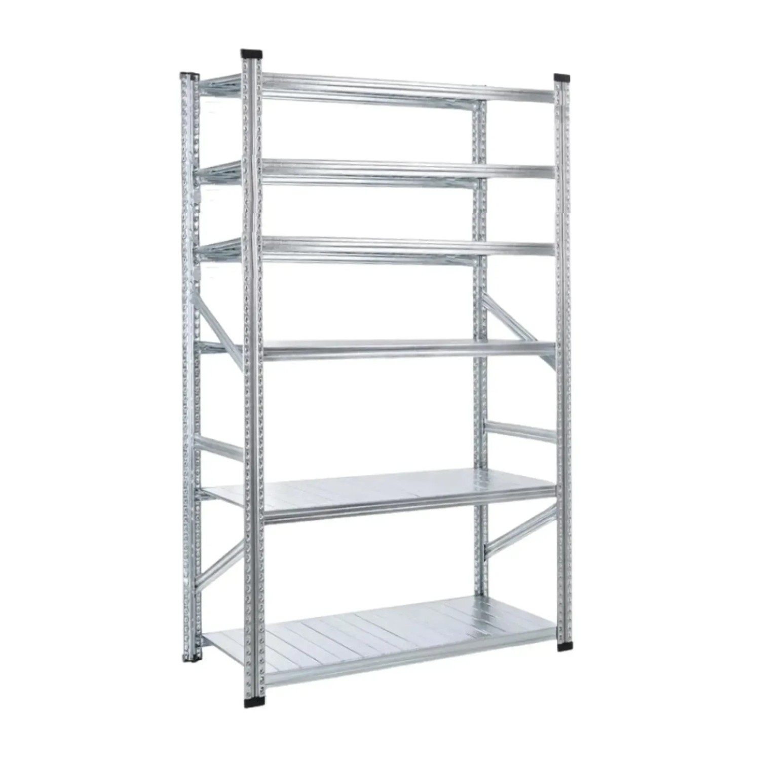 PROREGAL Fachbodenregal Proximo  210 x 150 x 60 cm 6 Ebenen Beidseitig Verzinkt