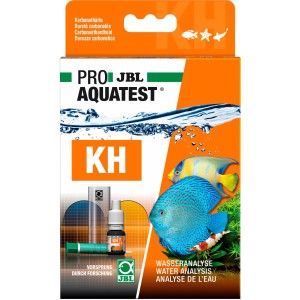 JBL ProAquaTest KH Karbonathärte Wassertest für Aquarien zur Bestimmung der Wasserqualität.