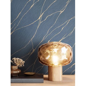 Newroom Vliestapete Priamo Blau Marmor Modern Strukturiert FSC®
