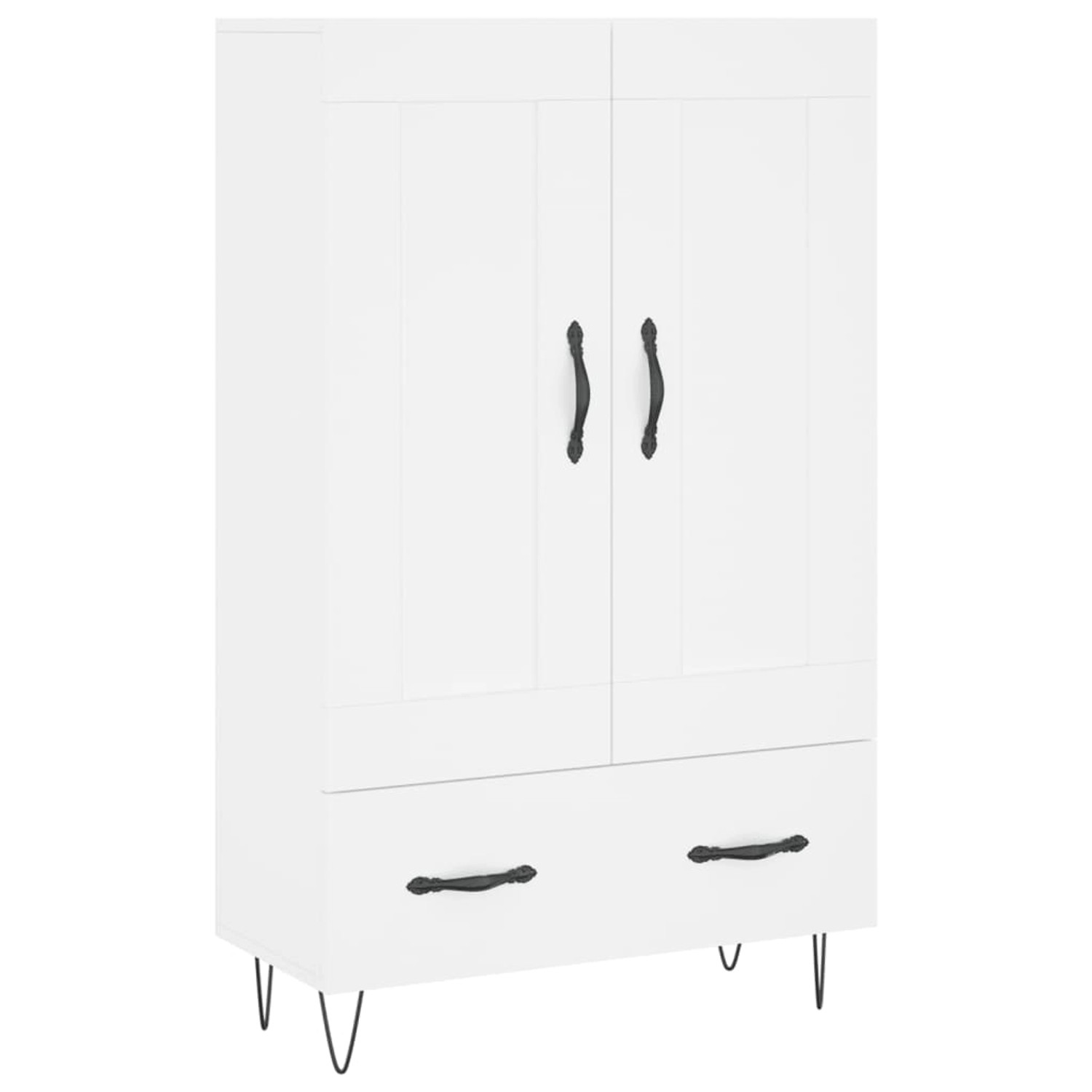vidaXL Highboard Weiß 69,5x31x115 cm Holzwerkstoff 830316 günstig online kaufen