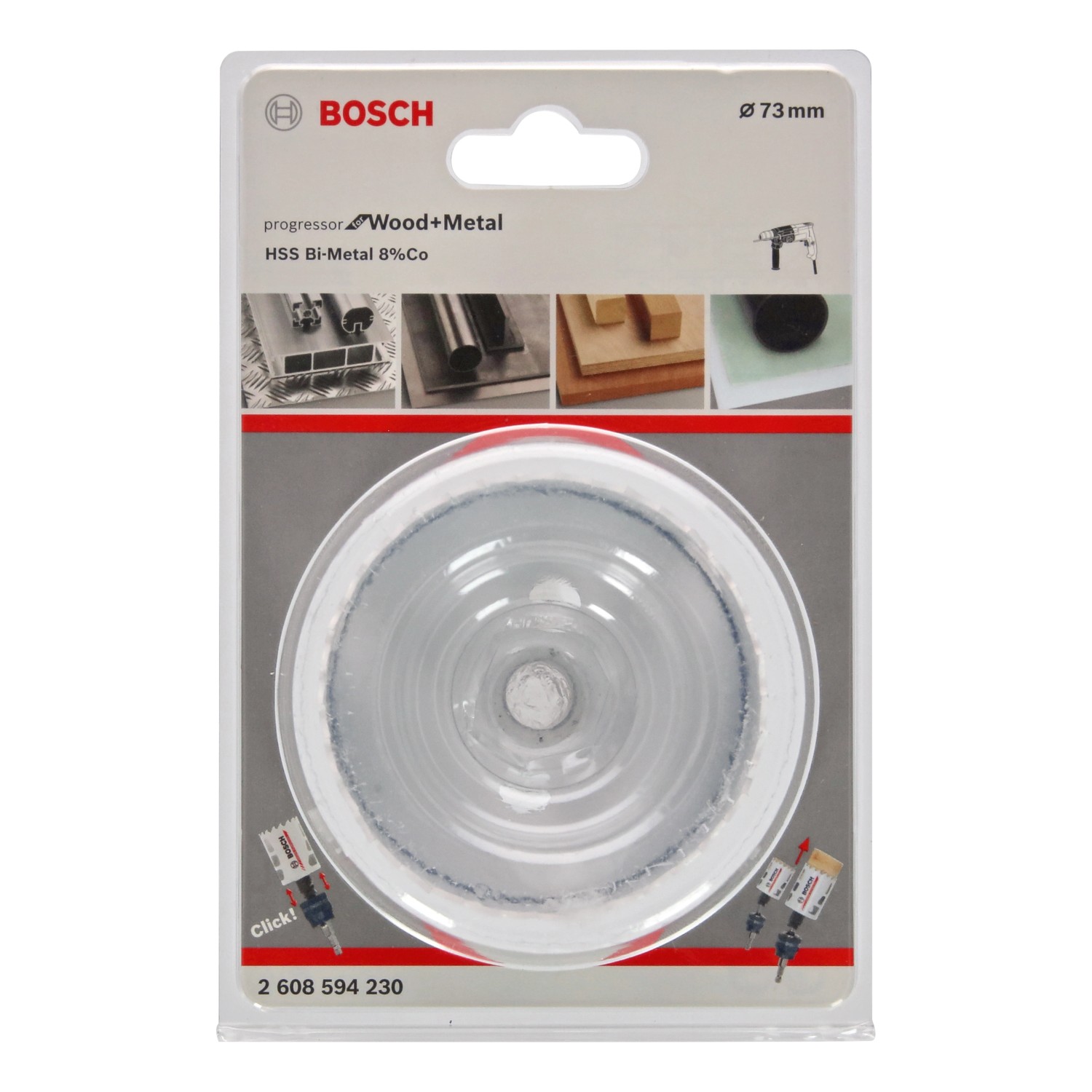 Bosch Lochsäge für Holz/Metall Ø 73 mm x 44 mm günstig online kaufen