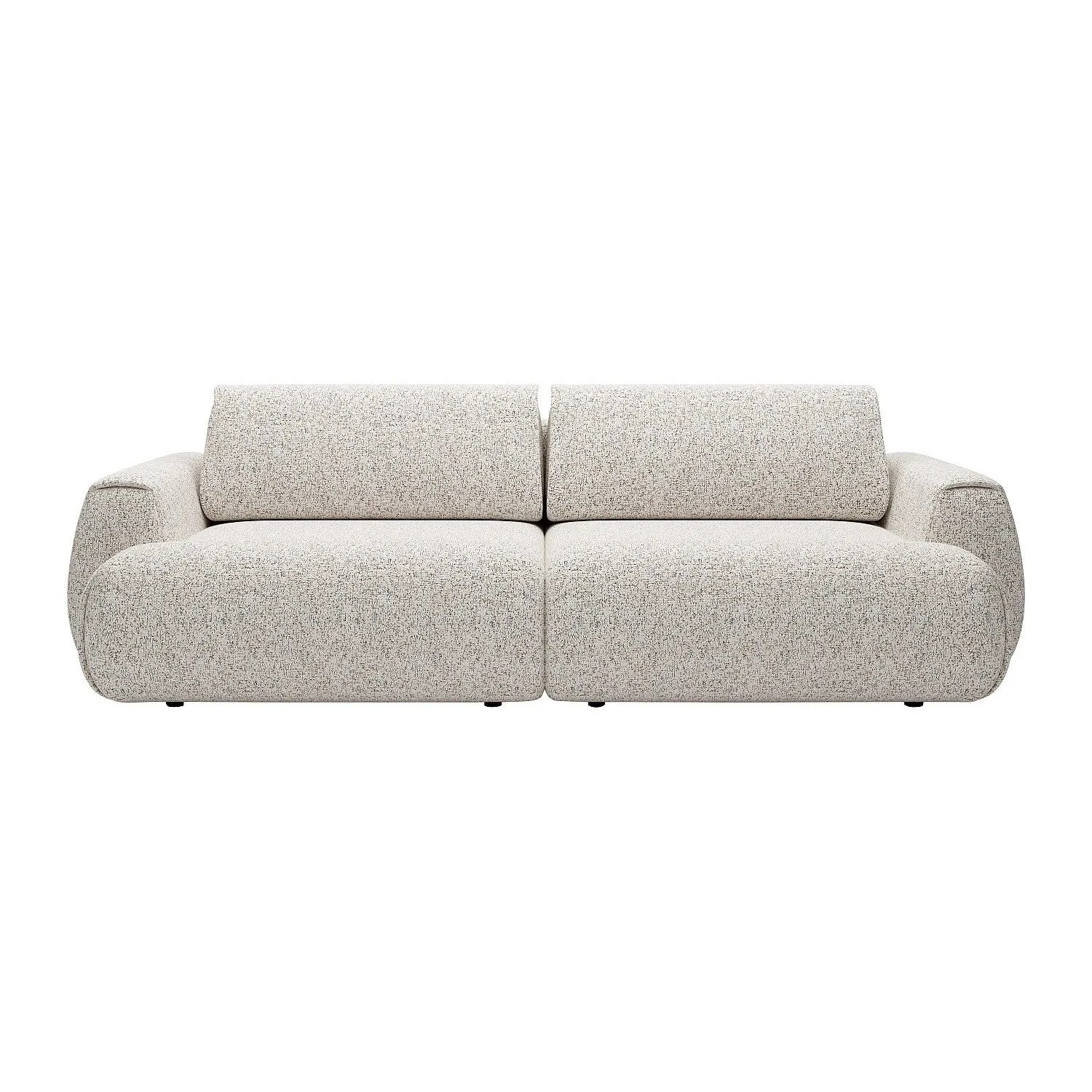 Vente-unique Schlafsofa Monelia Hellgrau 260 cm
