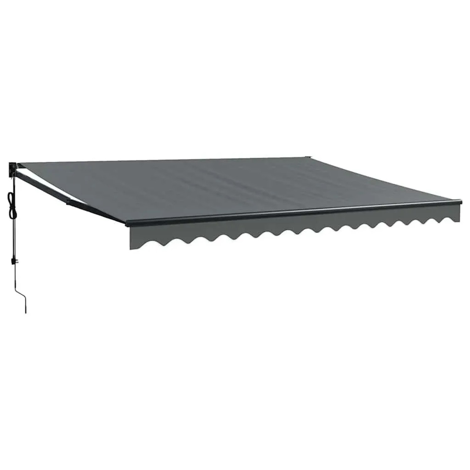 vidaXL Elektrische Markise mit Kurbel Anthrazit 4,5x3 m 3154514