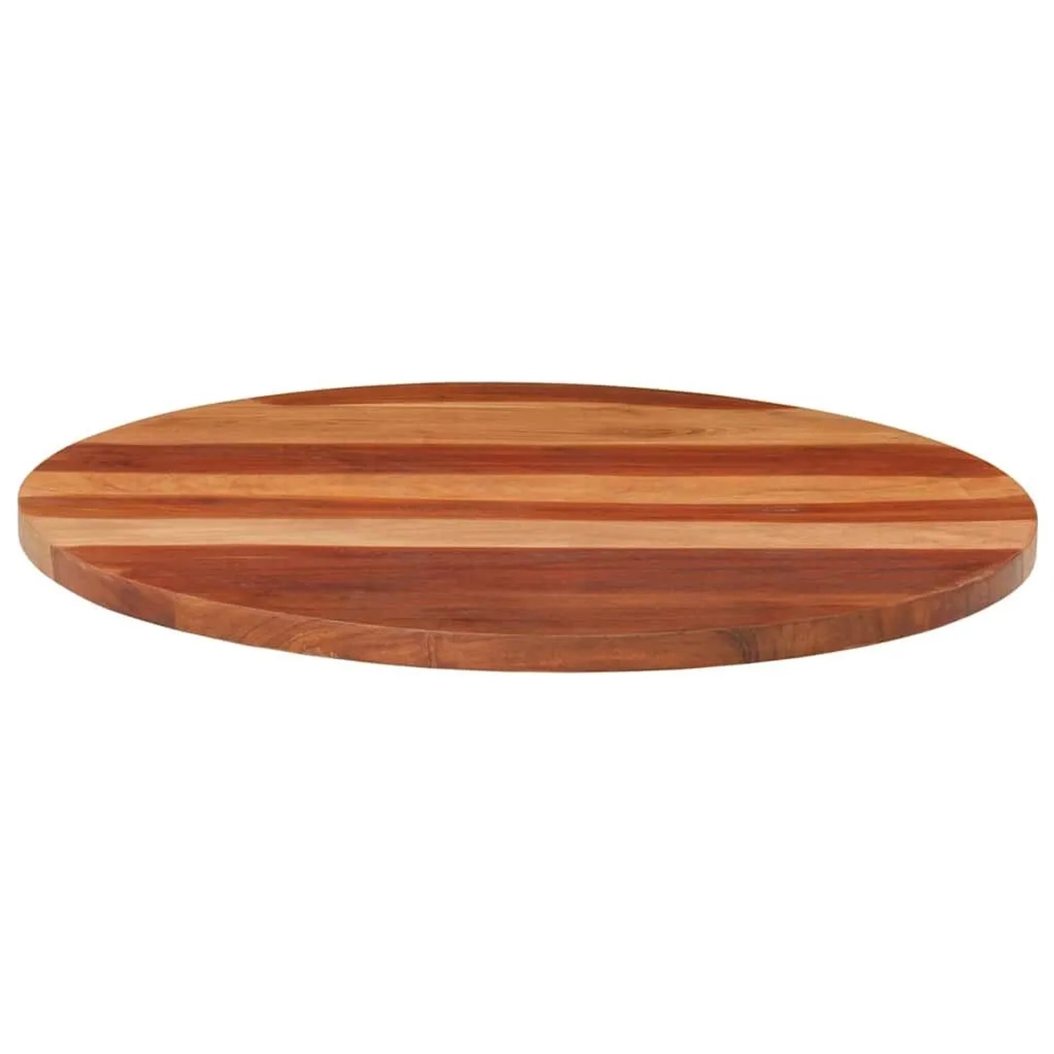 vidaXL Tischplatte Massivholz Akazie Rund 25-27 mm 70 cm 285975_6