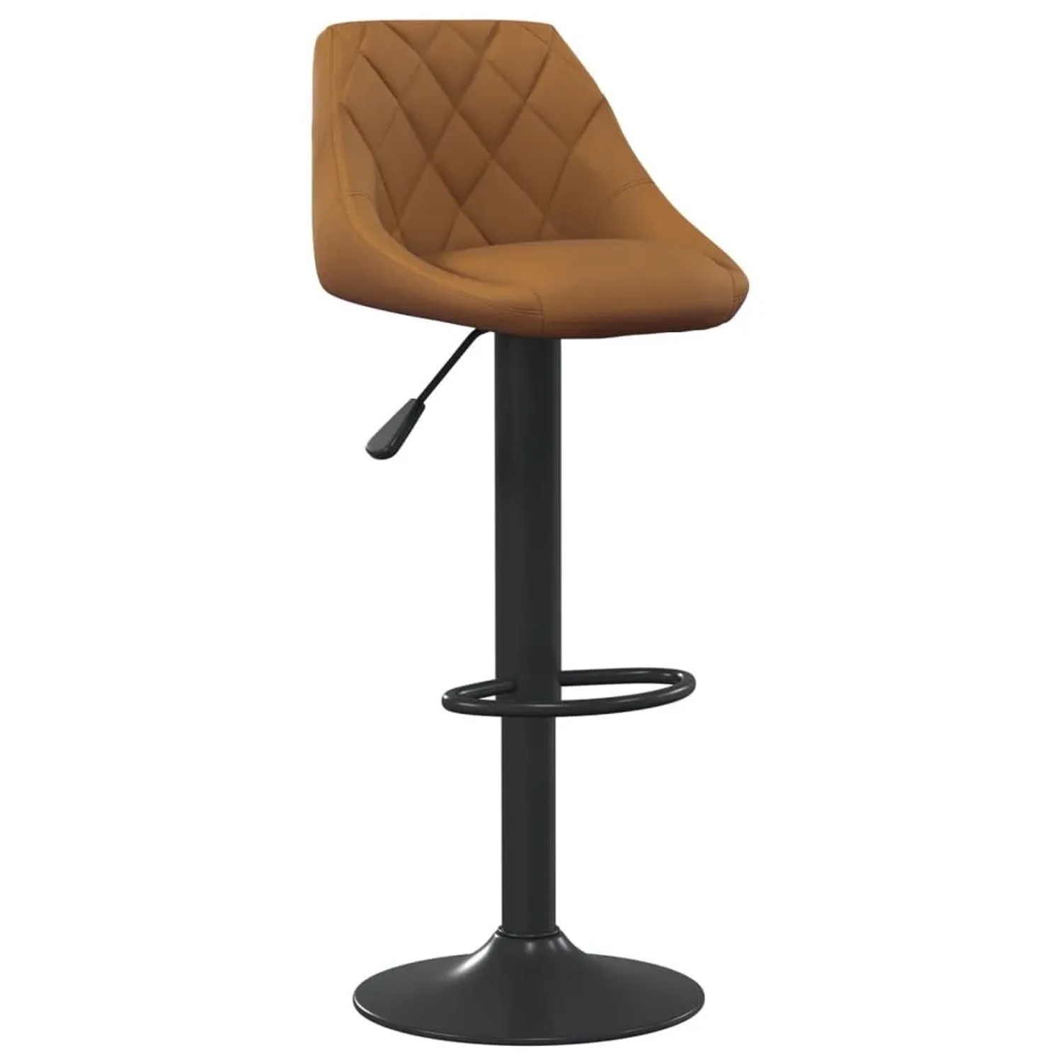 vidaXL Barhocker Braun Samt 335336