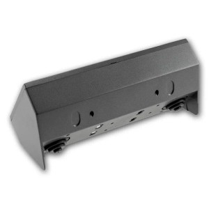 ChiliTec 2-fach Steckdosenblock mit USB A&C in Anthrazit für die Aufbaumontage.