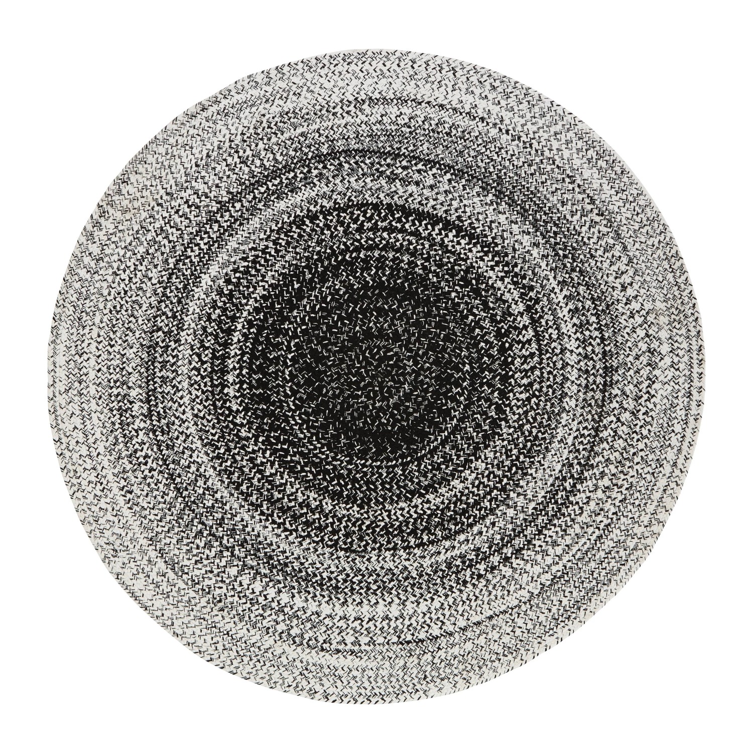 Modern Living Flachwebeteppich Marie in Schwarz/Weiß Ø ca. 160cm