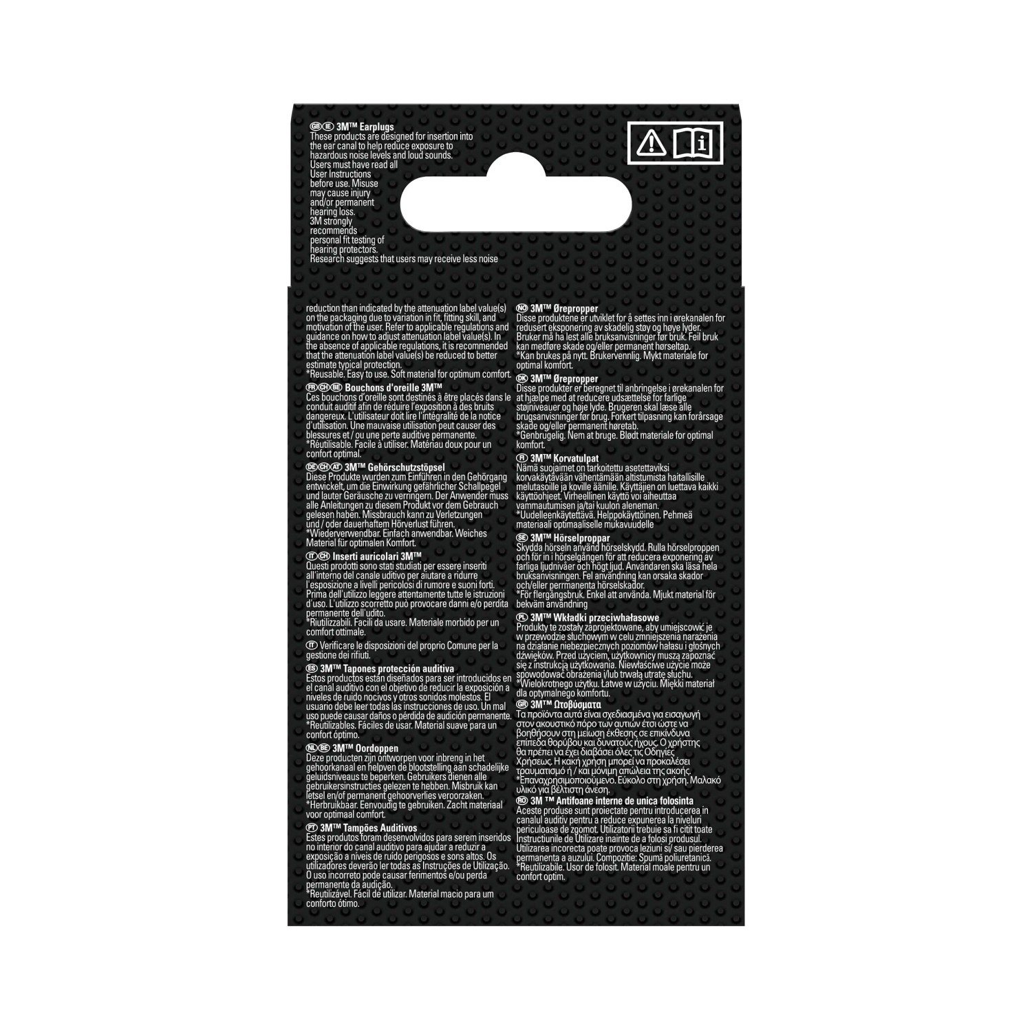 3M Gehörschutzstöpsel 1271 mit Kordel und Box, Tri-Flange-Design für optimalen Schutz.