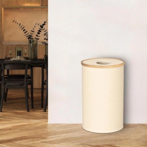 Relaxdays Pfandflaschen Sammelbehälter Baumwolle Beige Waschbar 100 l 75 cm x 40 cm 1,3 kg