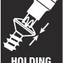 Symbol für Wera Zyklop Bitnuss mit Haltefunktion für Schrauben.