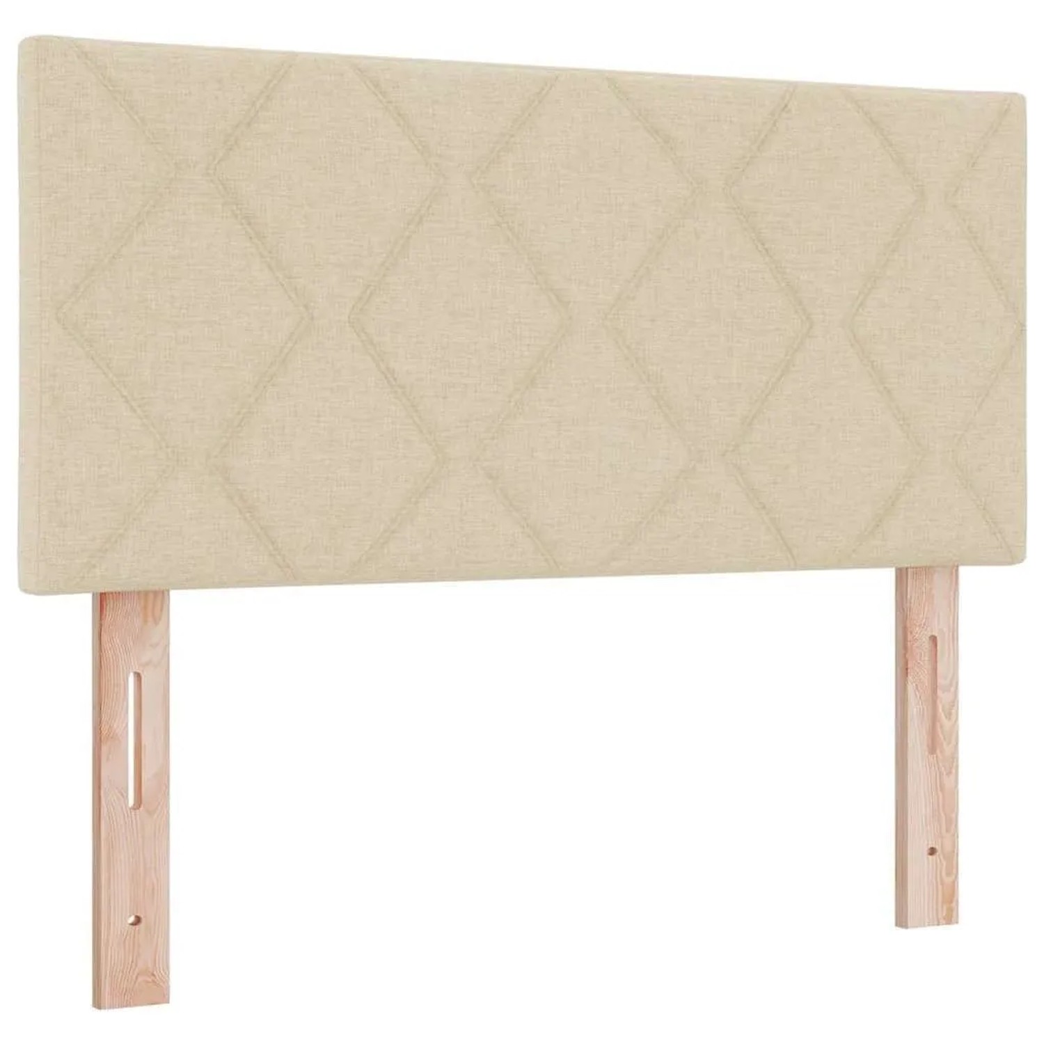 vidaXL Kopfteil mit Kopfteil Creme 100 cm Kunstleder 42007233