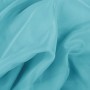 Türkiser Dekoschal Noella, 2er-Pack Fenstervorhang aus Voile, leicht transparent.