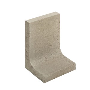 Diephaus L-Stein Mini 35 cm x 25 cm x 20 x 5 cm Grau