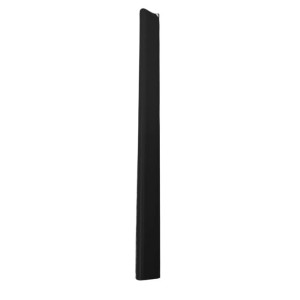 Schwarze Klemmschiene zur Zaunblenden-Befestigung, 20er Pack