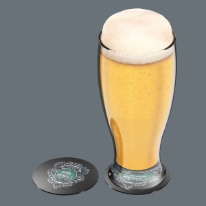 Wera Schraubendreher-Set: Serviertablett mit Bierglas und Untersetzer der Limited Edition.