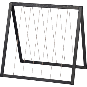 Dobar Rankhilfe Magic Kubus 2.0, anthrazit, 78x58x70cm, für Holz-Hochbeete mit Jutefaser-Rankhilfe.