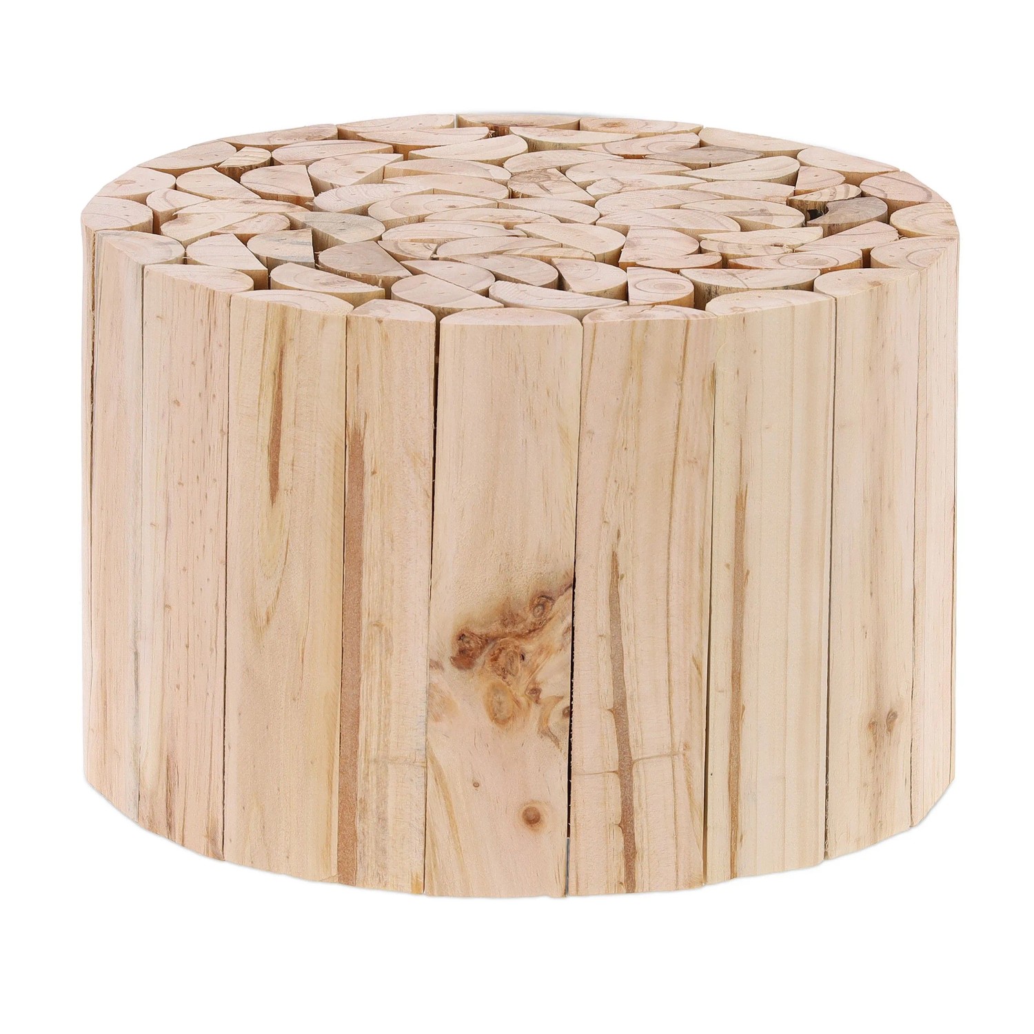 Relaxdays Blumenhocker Tannenholz Natur Belastbar 65 kg 20 cm x 30 cm