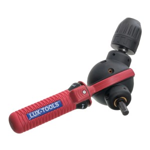 LUX Winkelbohrkopf 360 Grad für Bohrmaschinen und Akkuschrauber, zum Bohren an schwer erreichbaren Stellen.