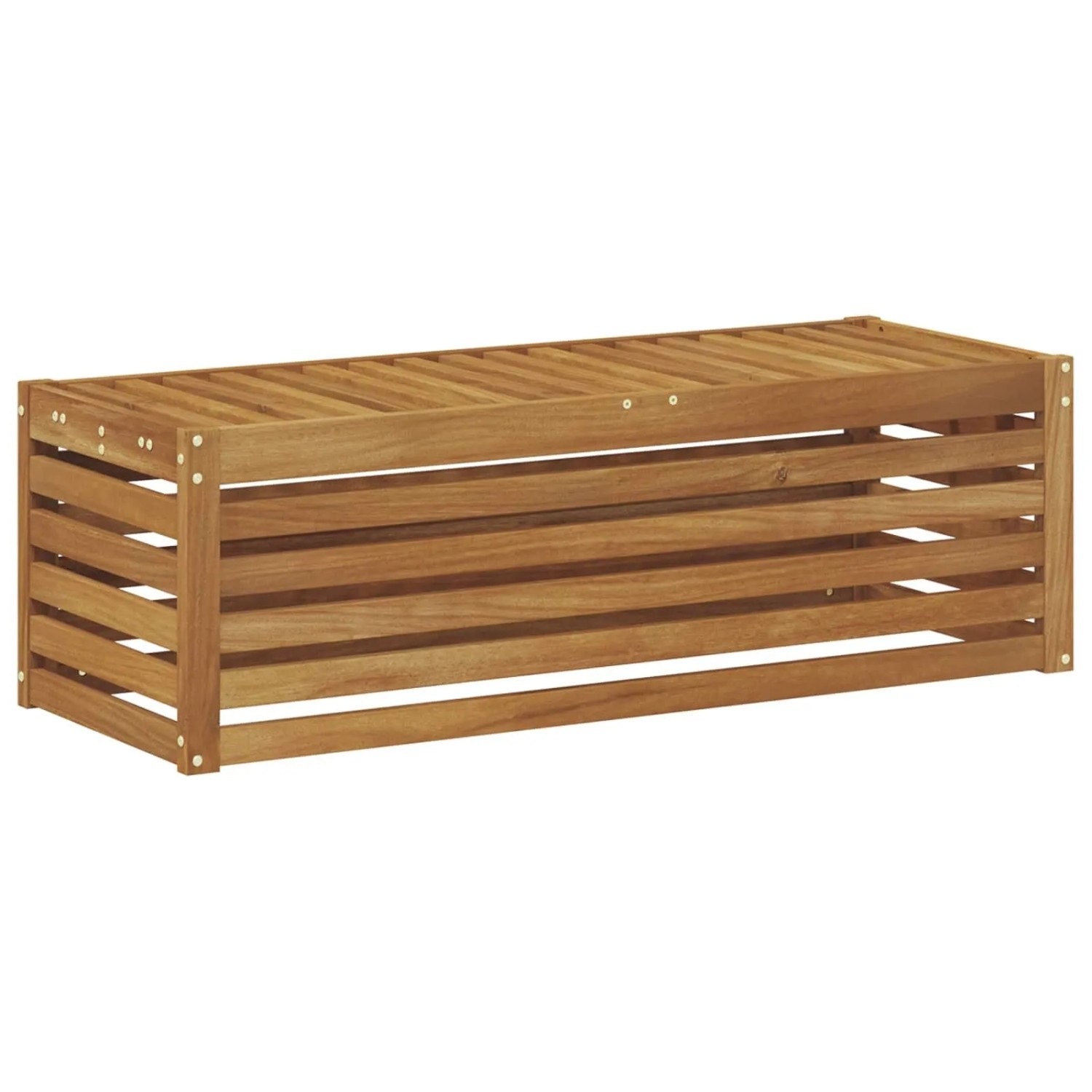 vidaXL Outdoor Hocker Bank Natur 115 x 43 x 37 cm Massivholz Akazie 900687