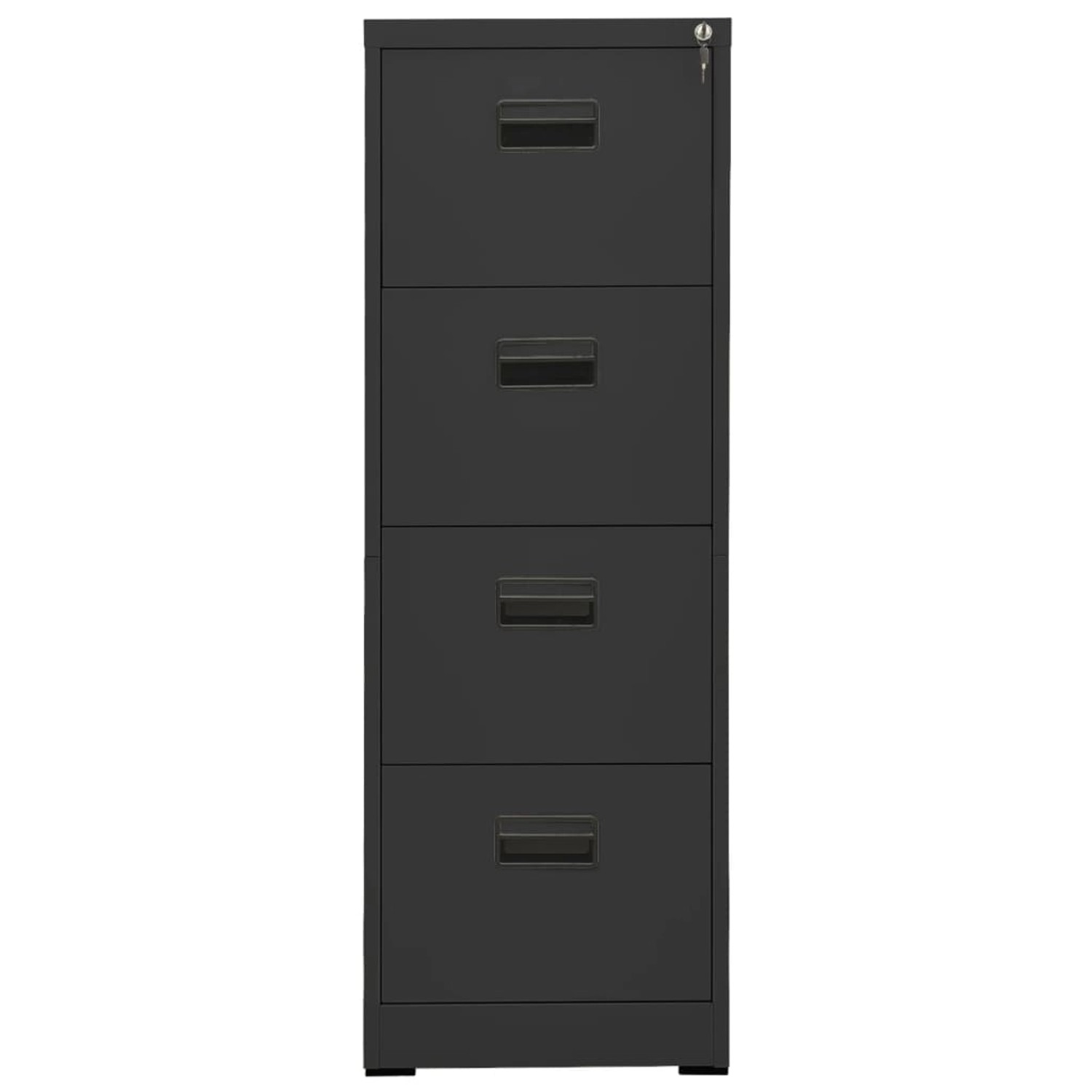 Aktenschrank Anthrazit 46x62x133 Cm Stahl günstig online kaufen