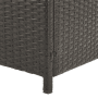 Beliani Truhe MODENA Dunkelbraun 46x126x63_7