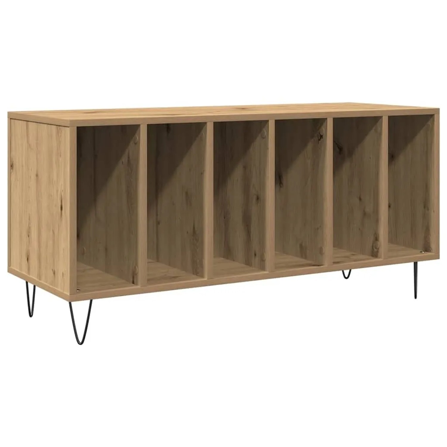 vidaXL Schallplattenschrank mit Regal Artisan-Eiche 100 x 38 x 48 cm 862903