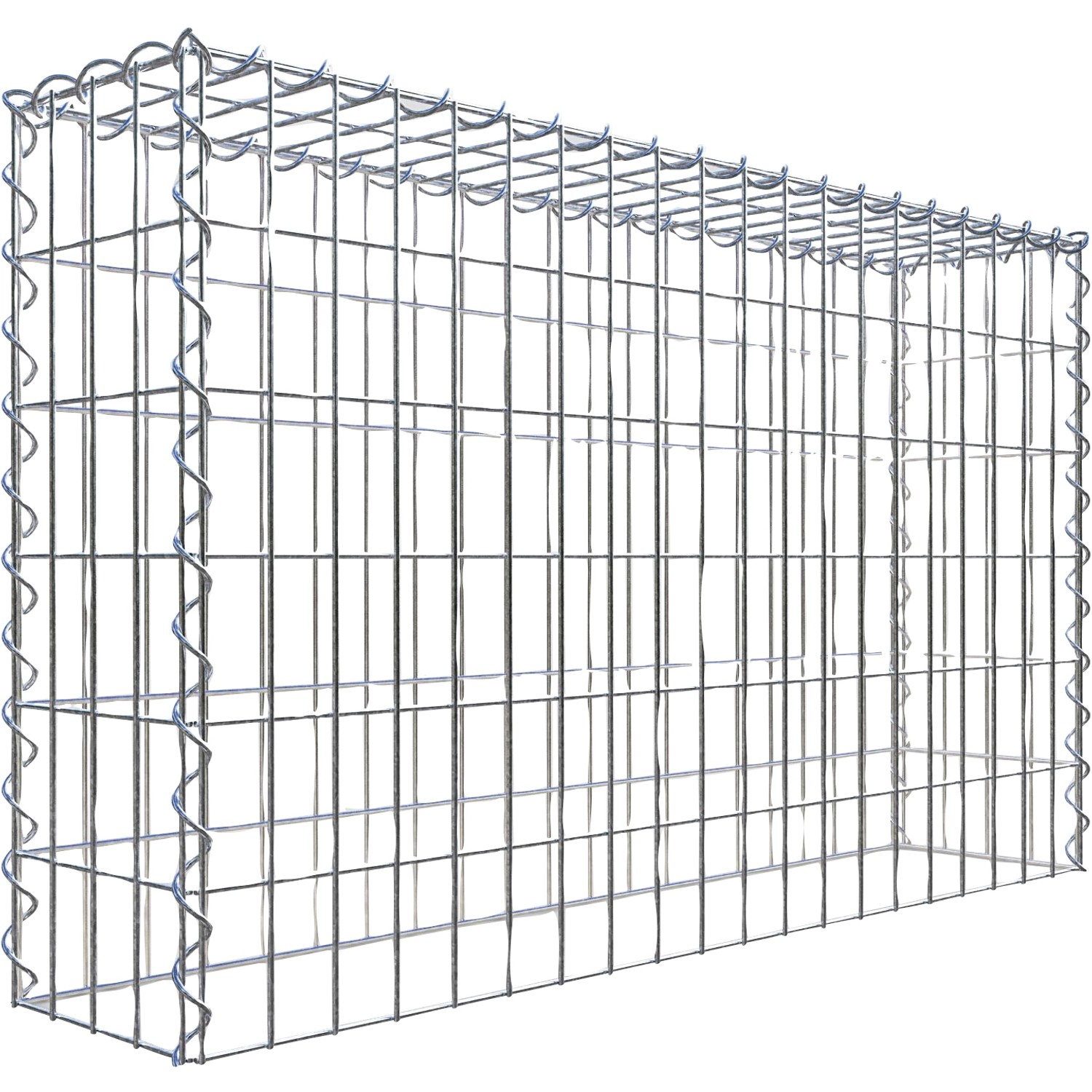 Gabiona Gabione-Anbaukorb Typ 3 60 x 100 x 20 cm Maschenw 5 x 10 cm