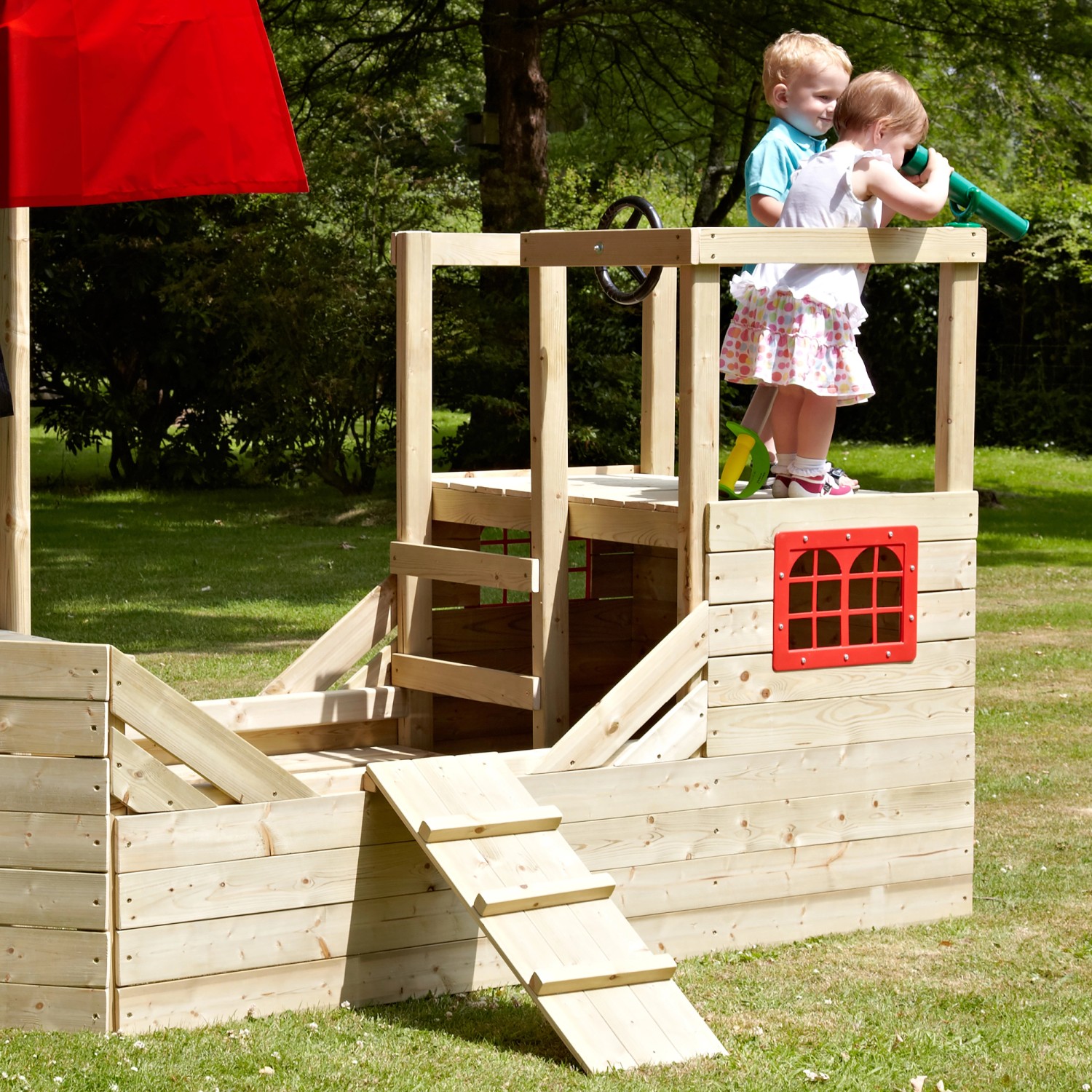 TP Toys Piratenschiff Holz Spielplatz kaufen FSC® bei Galleon OBI