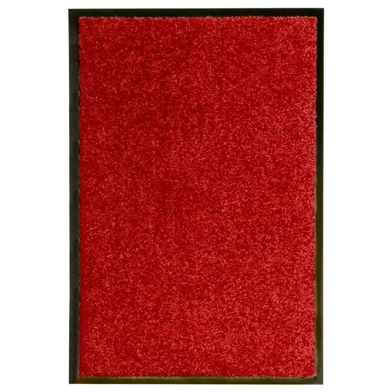 vidaXL Fußmatte Waschbar Rot 40x60 cm 323421