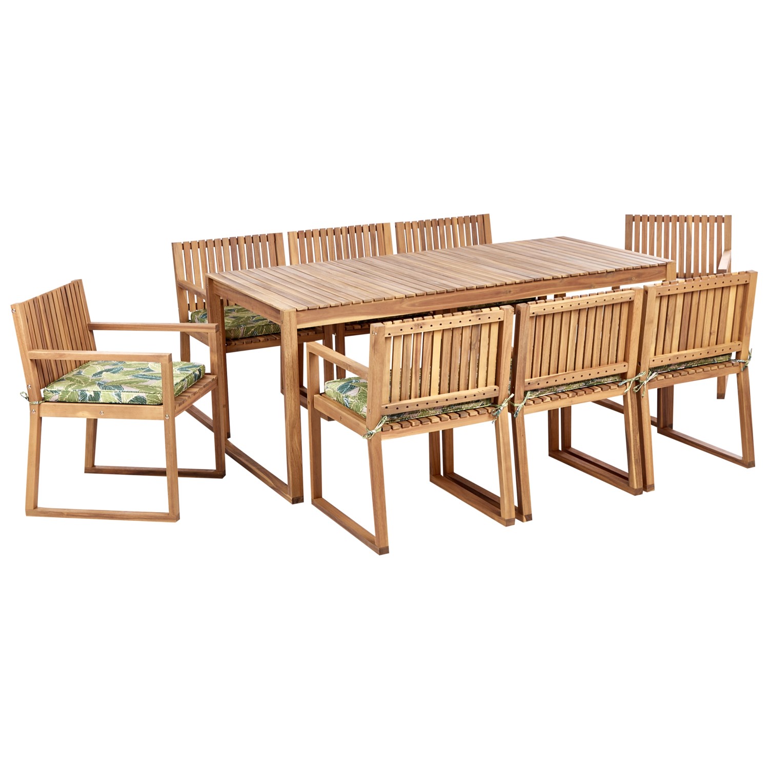 Beliani Gartentisch Set SASSARI II Hellgrün günstig online kaufen