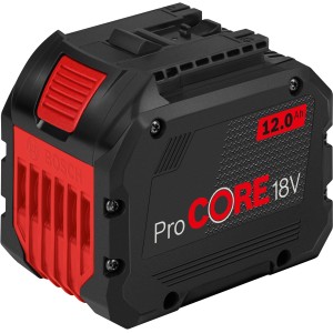 Bosch Professional ProCore 18V 12Ah Akku für Elektrowerkzeuge, schwarz/rot.