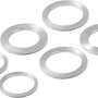 LUX Reduzierring-Set Klein, 6-teilig, für Kreissägeblätter, aus verzinktem Stahl.