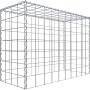 Gabiona Anbaukorb Typ 3, 70x100x40 cm, Maschenweite 10x10 cm, aus verzinktem Drahtgitter.