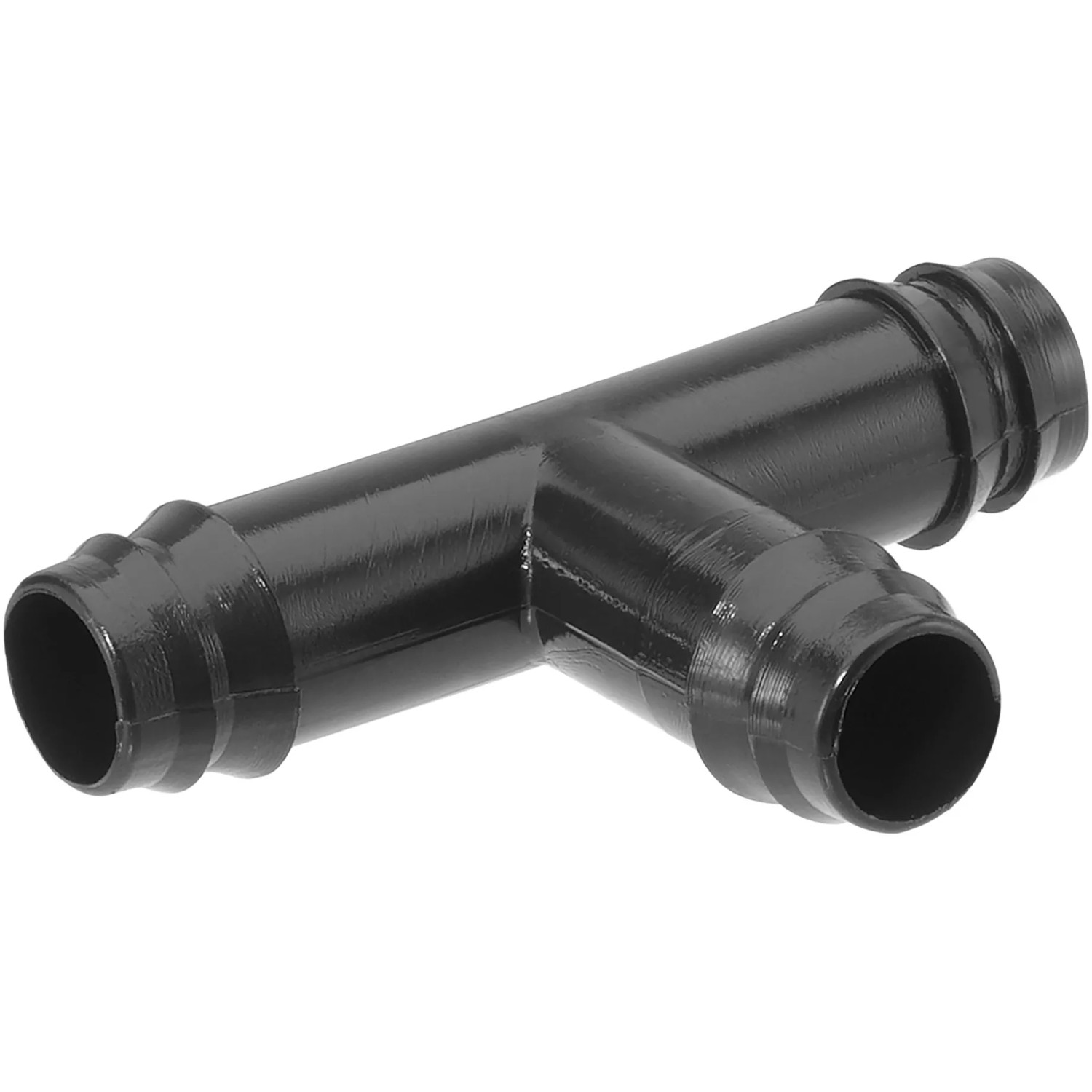 Schwarzes T-Stück für Geka Drip-Set Bewässerungssysteme, Micro-Drip-System.