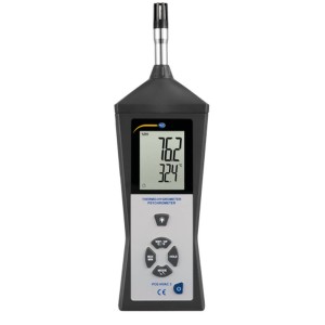 PCE Instruments Feuchtemessgerät HVAC 3 zur Klimaüberprüfung mit großem Display.