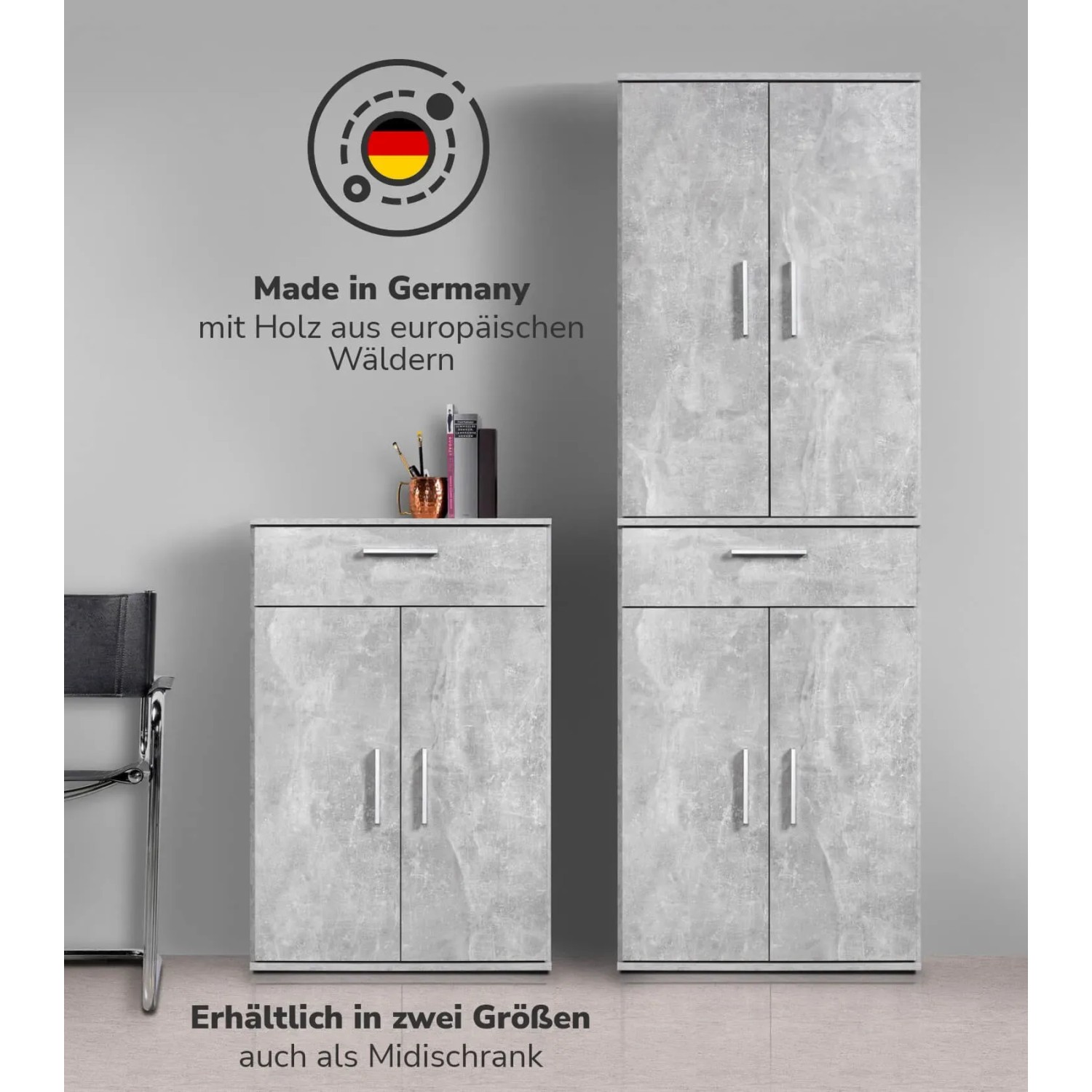 mokebo Mehrzweckschrank Grau kaufen bei OBI