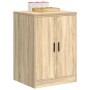 vidaXL Werkzeugschrank Sonoma Eiche, Holz, mit zwei Türen und Ablagefläche.